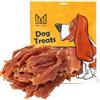 MERSJO Dog Treats - 92% ad alto contenuto di carne, Senza Cereali e Zuccheri, crocchette per cani come integratore quotidiano, masticatore naturale, petto d'anatra essiccato, 500g