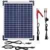 OptiMate Tecmate TecMate Solar Duo 20W, TM522-D2, Caricatore e mantenitore Solare ermetico di Carica con Recupero di Batteria a Sei Fasi da 12V / 12.8V 1.67A