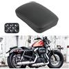 DREAMIZER Sedile a Ventosa per moto, Sellino Moto Sedile Passeggero Custom 8 Ventosa Solo Posteriore Sedile Passeggero Sellino Compatibile con Harley Sportster XL883 1200 Dyna Softail Chopper Custom