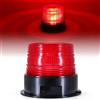 Dinfu lampeggiante a batteria 12V LED lampeggiante senza fili stroboscopica rosso segnalazione lampeggiante di emergenza rosso Luce Rotante magnetica per camion trattore SUV j-eep