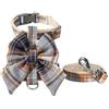 EUTYRG Fiocco Collare per cani Gatto Pettorina per animali domestici carina con cinghia pettorale Corda di trazione Vestiti per gatti Pettorina Gilet Principessa Cucciolo Gattino (Arancione S 1_4kg)