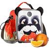 Trueché 8L Borsa Frigo Zaino Termico, Termica Piccola Borsetta Porta Pranzo Borsa Termica Bambini - Contenitore Termico per Alimenti Caldi, Porta Pranzo Bambini Scuola Panda Ciambella