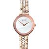 Sekonda Seksy 2950 - Orologio da donna classico al quarzo con quadrante in madreperla e cinturino in ottone placcato oro rosa, Oro rosa, Bracciale