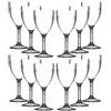 Virtually Glass Elite Premium - Set di calici da vino in policarbonato praticamente indistruttibili, riutilizzabili, 17,3 cm, diametro massimo 7,5 cm (12)