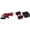 Einhell Smerigliatrice angolare a batteria TCAG 18/115 LiSolo Power XChange LiIon 18 V 8.500 min1 profondità di taglio max. 28 mm senza disco di taglio + 2X 30 Ah Power XChange Starter Kit