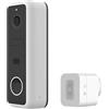 Daewoo - Videocitofono connesso WiFi con campanello DB502W - Rilevamento del movimento, batteria integrata - Rispondi ai visitatori di Poi il tuo telefono - Compatibile con Amazon Alexa, Google