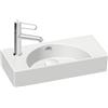 Jacob delafon Lavabo in ceramica 50 cm JACOB DELAFON Foro per rubinetteria a sinistra Facile pulizia e manutenzione ODÉON RIVE GAUCHE EGO112-55-00