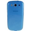 Samsung EFC-1G6WBECSTD Protective Cover in TPU per Galaxy S3, Blu Trasparente