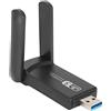 Sxhlseller Adattatore Wi-Fi Wireless 11AC Dual‑Band Band, Usb3.0 5.8G/2.4G 1200M Scheda di Rete Mini Portatile, per PC Desktop Laptop per Windows XP/Vista/7/8/10/Linx2.6X/OS X