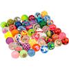 Miss-shop Palline Rimbalzanti,Bouncy Ball in Gomma 30 Pezzi 32 mm Assortita Palline Colorate Palle Rimbalzante Alta,per Bambini Compleanno Premi