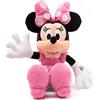 Disney Store Peluche Piccolo Minnie, 33 cm, Personaggio iconico Disney da coccolare, con Vestito Rosa a Pois e Fiocco con Dettagli Ricamati, per Tutte Le età