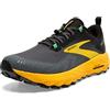 BROOKS Cascadia 17, Sneaker Uomo, Lemon Chrome/Black/Sedona Sage, 45 EU