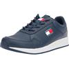 Tommy Jeans Sneakers da Runner Uomo Scarpe, Blu (Twilight Navy), 44