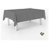 ECOMMERC3 | Tovaglia Vichy antimacchia per tavolo rettangolare dimensioni 220x140 cm | Tovaglia resinata antimacchia, ultra morbida, impermeabile, Vichy Nero