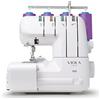 VIOLA Look T8 Macchina Tagliacuci con Differenziale, Taglia e Cuce Facile per Principianti, Overlock con 12 Punti di Cucito per Cucire Tutti i Tipi di Tessuti, Cucitura Professionale