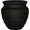 Pottery Pots Plant Pot Phileine S, Sandy Black | Ø: 40,5 x H: 40