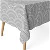 ECOMMERC3 Tovaglia antimacchia resinata rettangolare 100x140 cm Cies Grigio | Per il tavolo piccolo della cucina, finitura resinata, 55 % cotone e 45 % poliestere, prodotta in Spagna