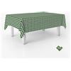 ECOMMERC3 | Tovaglia Vichy antimacchia per tavolo rettangolare dimensioni 100x140 cm | Tovaglia resinata antimacchia, ultra morbida, impermeabile, Vichy Verde Bottiglia