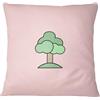 Bona Basics, Federa decorativa per cuscino, decorazione per la casa, per divano, caffetteria, dimensioni: 60 x 60 cm, colore: rosa chiaro