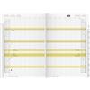 rido/idé Calendario mensile di ricambio mod. Uni Planner 2025 | 104 × 153 mm, cartone bianco