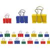Westcott E-10722 00 - Set di 24 mollette in metallo per documenti, 12 x 19 mm, 12 x 25 mm, clip di carta stabili e riutilizzabili, morsetti per ufficio e casa