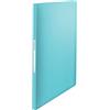 Esselte Espositore Organizer A4 con 40 tasche, Capacità 80 fogli, Utilizzabile a Casa e in Ufficio, Gamma Colour'Breeze, Motivo in Rilievo, 17 mm x 310 mm x 233 mm - Blu