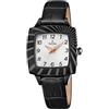 Festina Orologio Donna F16651/A Outlet cassa di Acciaio inossidabile 316l Marrone cinturino in Pelle Nero