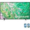 Samsung TV Crystal UHD 4K 75 UE75DU8070UXZT Smart TV Wi-Fi Black 2024, Processore Crystal 4K GARANZIA ITALIA