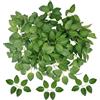 UILYNIU 60 Pezzi Foglie Artificiali, Foglie Finte Artificiali, Verde Artificiali Foglie Foglia di Rosa, Foglie Verdi con Steli per Decorazione per Feste, Floreali Fai Da Te Decorazioni (Verde)
