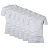 Liabel T-Shirt Uomo 100% Cotone Mercerizzato, Art. J129 Scollo V, 6pz Bianco 3XL