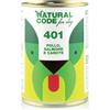 Natural Code per Cane da 400 g Gusto 401 - Pollo Salmone e Carote