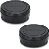 JJC Lens Posteriore Cap + Tappo Corpo per Fotocamere Canon EOS e Obiettivo EF (2 Set)