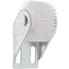 cyclingcolors Guida grembiule per tapparella in acciaio con ruota in PVC avvitabile spessore 35mm interasse 15mm Tenda Avvolgibile Finestra Svolgitore Cassone Carpenteria