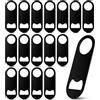 Perthlin 18 Apribottiglie Piatti Neri in Acciaio Inox per Birra Soda Beer Bottle Opener Apri Bottiglie per Barista Utensili per Uomo Donna Barman Sommelier Cucina Bar Ristoranti, 3,46 Pollici
