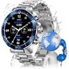 MiracDan Smartwatch Uomo Militare Con 1,43 Rugged AMOLED, IP68 Con Chiamate Bluetooth, Android iOS, 100 Modalità Sportive, Cardiofrequenzimetro SpO2
