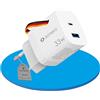 Sonero Caricatore USB-C 33W e USB-A 30W - Caricatore Rapido GaN per Cellulari, Bianco