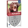 Advantix Spot On Cane 25kg+ 4 Pipette - Trattamento Antiparassitario per Cani