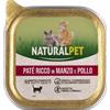 Naturalpet Nauralpet Cat Paté ricco in Pollo e manzo 100 gr