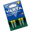 AG Varta Batterie ricaricabili Varta HR03 - Confezione da 4 batterie ricaricabili AAA 1000 mAh