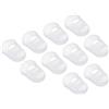 PATIKIL 0.71 Pollici Gomma Dita Punte 30pz Silicone Pollice Polpastrelli Protezione Copritastiera Ditale per Chitarra Suonare Ufficio Contare Cucire Trasparente Piccolo Dimensione
