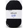 Hello Love Filato, nero, 100 g