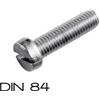 INOX MARE S.r.l. DIN 84 4X30 Vite testa cilindrica taglio