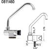 NAUTICA DDR SRL RUBINETTO C/MISCELATORE ABBATTIBILE Rubinetti serie Slide Inox