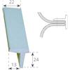 NAUTICA DDR SRL SUPPORTO TEE T.22 PER L45 Supporto a Tee T.22