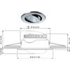 QUICK S.p.a. FARETTO QUICK NIKITA LED 10-30V DAYLIGHT INOX Faretto Nikita