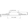 QUICK S.p.a. PLAFONIERA TED INOX IP 10-30V DAY LIGHT Faretto TED C