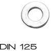INOX MARE S.r.l. DIN 125 M5 Rondelle piane