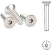 INOX MARE S.r.l. Viti a testa svasata piana con cava esagonale ISO 10642 SIM. EX UNI 5933 Viti testa piana svasata
