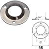 NAUTICA DDR SRL BASE INOX A SALDARE 900 0 MM25 Base a saldare tonda 90° Inox