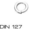 INOX MARE S.r.l. DIN 127 M10 Rondelle grower